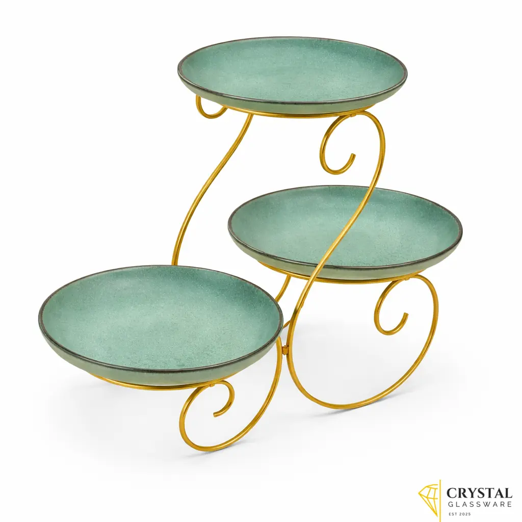 Premium Heavy Metal Cake & Dessert & Snacks Serving Stand